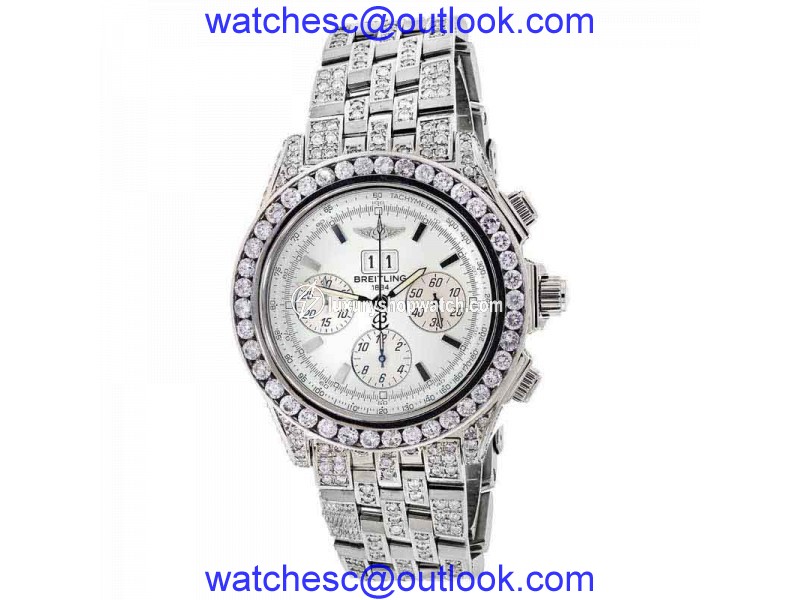 Breitling A44355 White Dial Watch Breitling