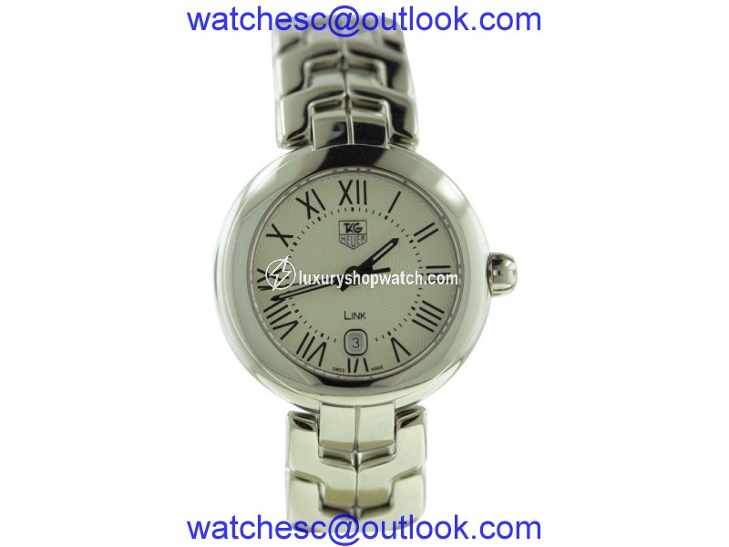 Tag Heuer WAT1416 Link Cream Dial Quartz Stainless Steel Womens Watch Tag Heuer