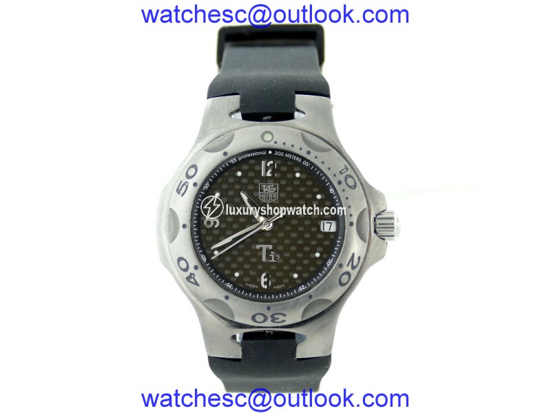 Tag Heuer Kirium WL1181 Titanium / Rubber Quartz 39mm Mens Watch Tag Heuer