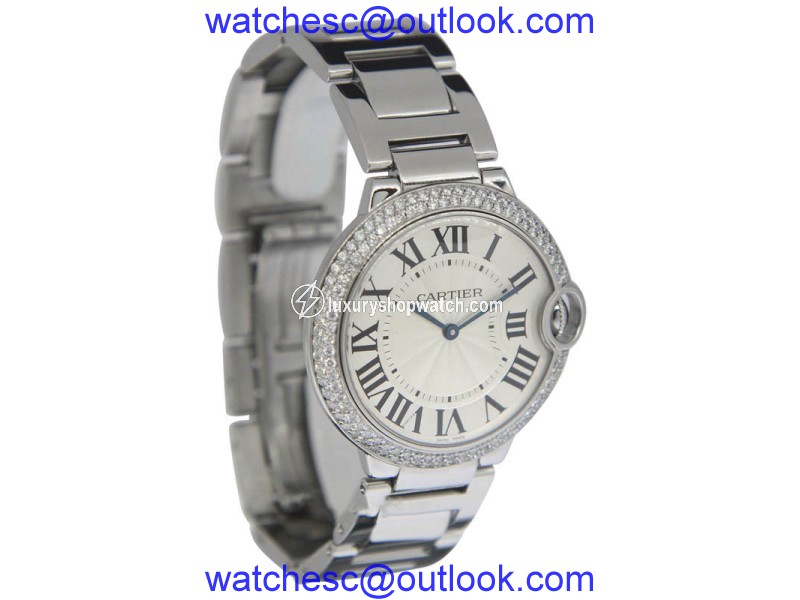 Cartier Ballon Bleu W69011Z4 Stainless Steel Quartz 36mm Unisex Watch Cartier