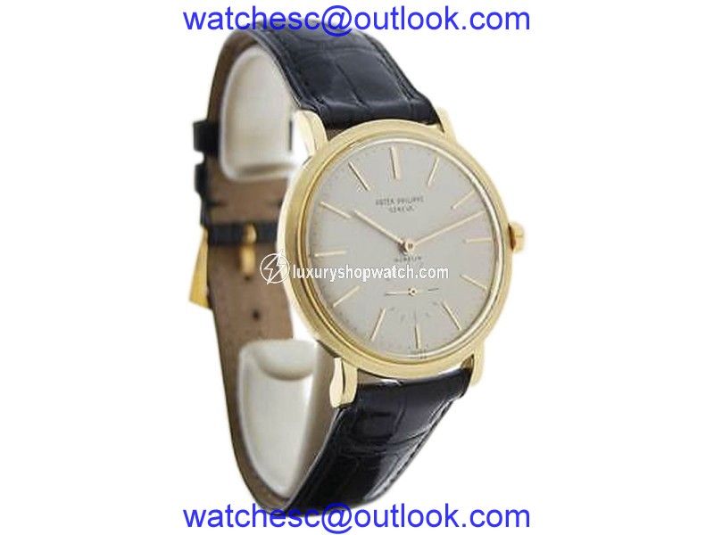 Patek Philippe Gubelin 3429 18K Yellow Gold Automatic Vintage 35mm Mens Watch Patek Philippe