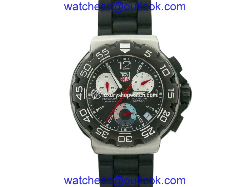 Tag Heuer Formula 1 CAC1110-0 Stainless Steel with Black Dial Quartz 42mm Mens Watch Tag Heuer
