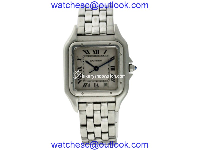 Cartier Panther With Date Stainless Steel 28mm Unisex Watch Cartier
