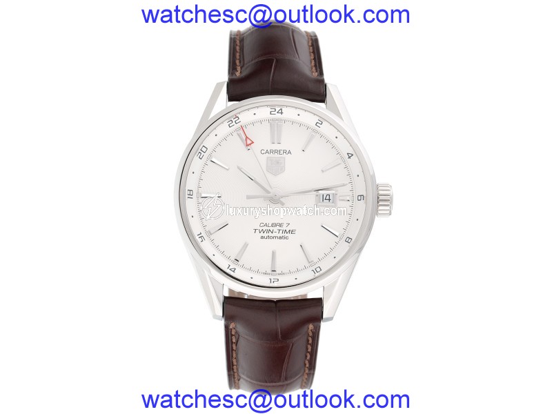 Tag Heuer Carrera WAR2011.FC6291 Stainless Steel & Silver Dial 41mm Mens Watch Tag Heuer