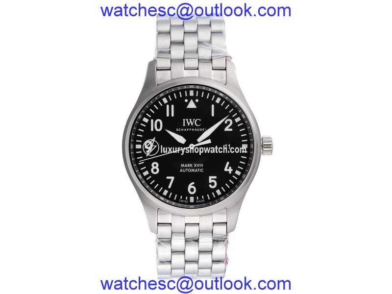 IWC Pilot IW327011 Stainless Steel & Black Dial Automatic 40mm Mens Watch IWC
