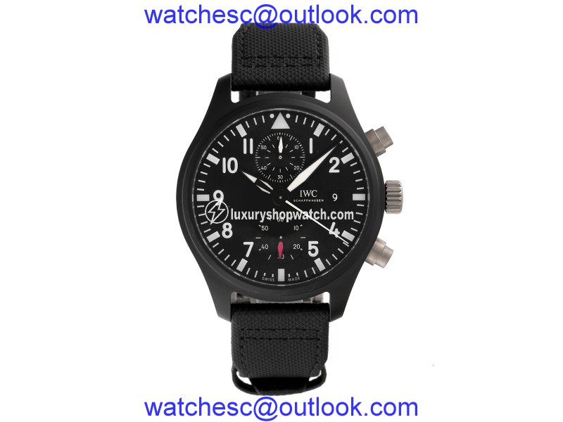IWC Pilots IW389001 Black Ceramic Automatic 44mm Mens Watch IWC