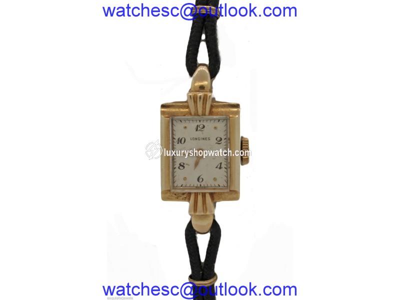 Longines 17 Jewel Solid 14K Yellow Gold Vintage Watch Longines