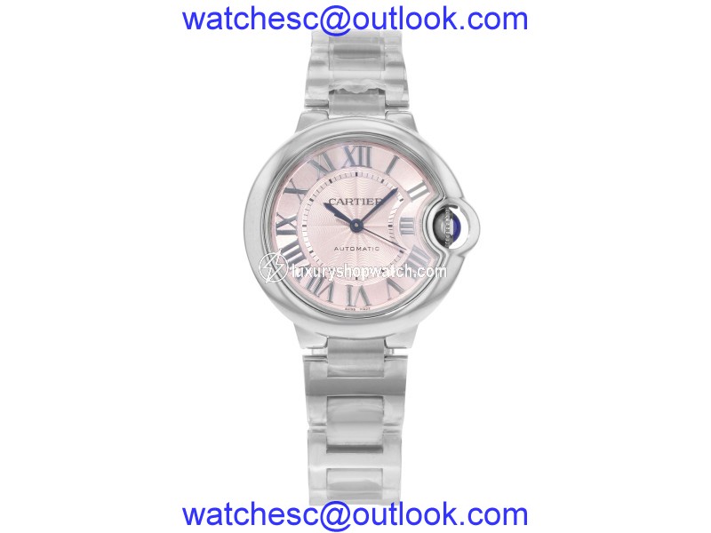 Cartier Ballon Bleu W6920100 Stainless Steel Automatic 33mm Womens Watch Cartier