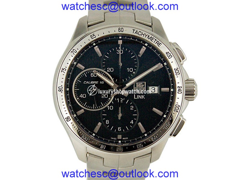 Tag Heuer Link CAT2010.BA0952 Stainless Steel Black Dial Automatic 43mm Mens Watch Tag Heuer