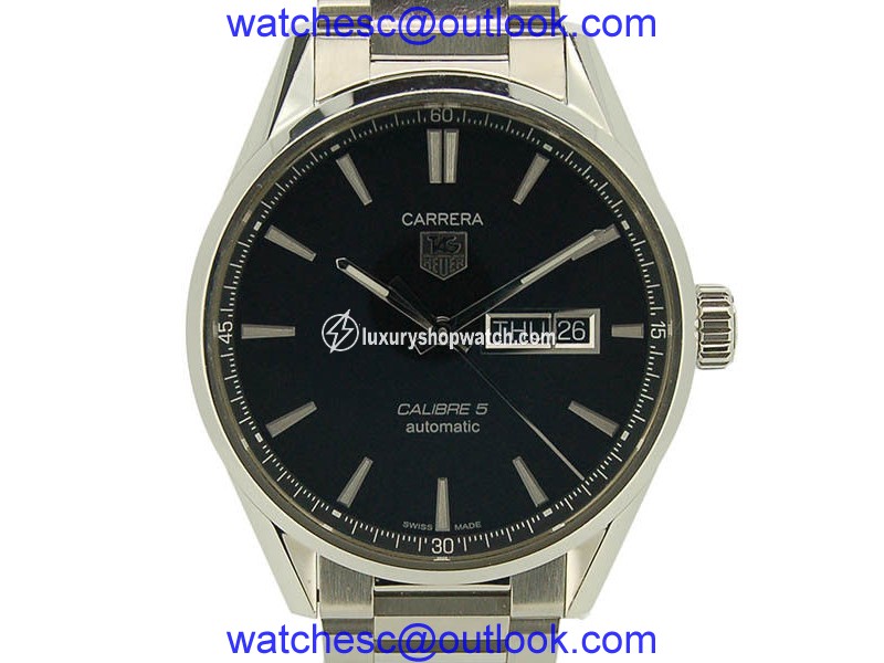 Tag Heuer Carrera Caliber 5 WAR201A.BA0723 Stainless Steel Automatic 41mm Mens Watch Tag Heuer
