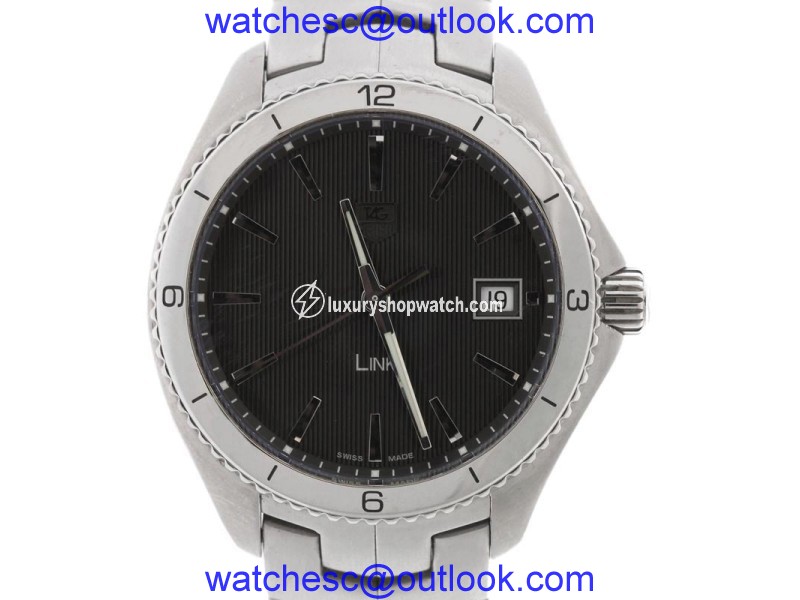 Tag Heuer Link WAT1110 Stainless Steel Quartz 40mm Mens Watch Tag Heuer