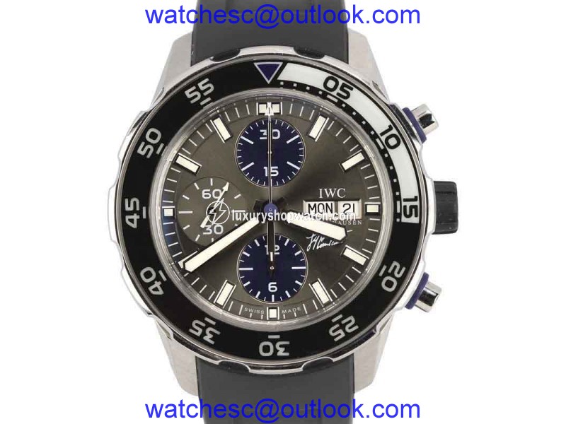 IWC Aquatimer Jacques IW376706 Stainless Steel 44mm Mens Watch IWC