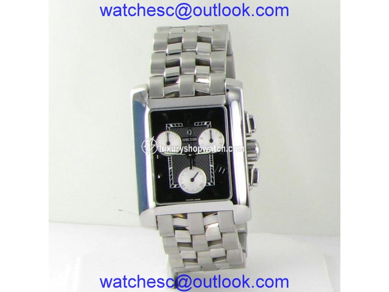Concord 0309071 New Sportivo Chronograph Black Dial Steel Quartz Men Watch Concord