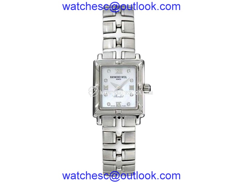 Raymond Weil 9631-ST-00995 Parsifal Stainless Steel Diamonds and Mother of Pearl Dial 25mm Watch Raymond Weil