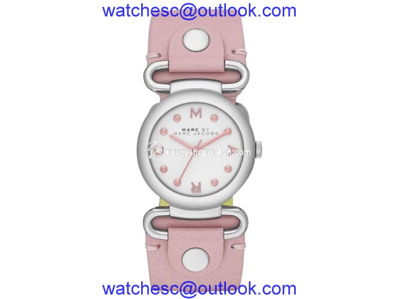 Marc by Marc Jacobs MBM1305 River Pink Leather Womens Watch Marc By Marc Jacobs