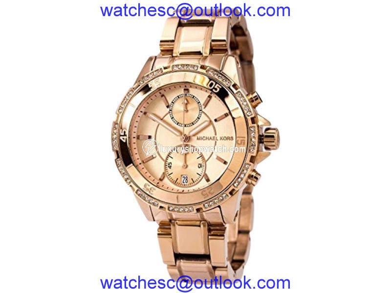 Michael Kors MK5620 Rose Gold-Tone Chronograph Bracelet Women's Watch Michael Kors