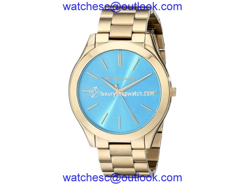 Michael Kors MK3265 Slim Runway Gold-Tone Stainless Steel Women's Watch Michael Kors