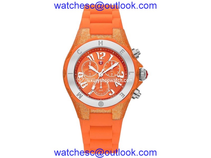 Michele MWW12F000073 Tahitian Jelly Bean Orange Watch Michele