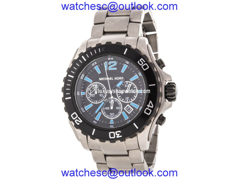 Michael Kors MK8231 Chronograph Drake Titanium Bracelet Watch 47mm Michael Kors