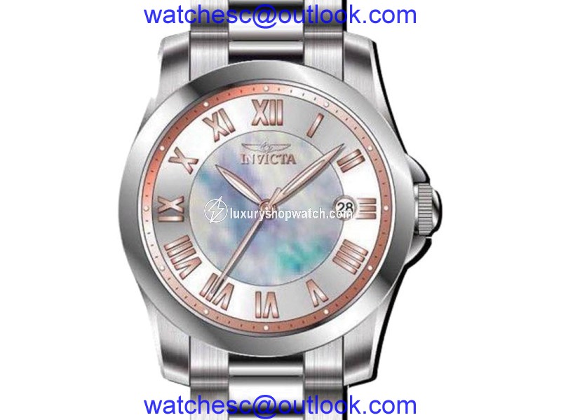 Invicta 15234 Angel Mother of Pearl Dial Stainless Steel Quartz Women's Watch Invicta