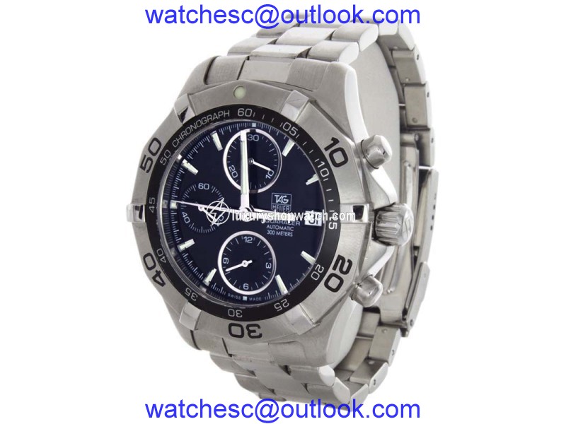 Tag Heuer CAF2112 300M Aquaracer Automatic Chronograph Black Dial Watch Tag Heuer