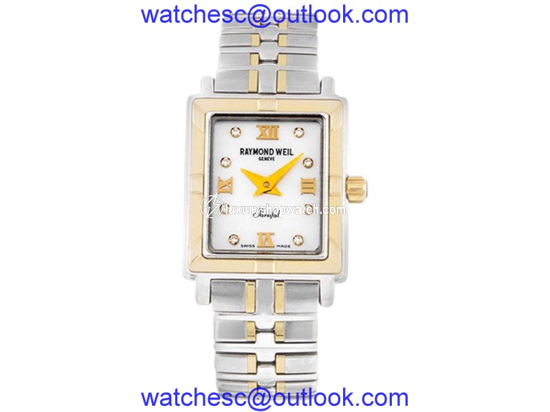 Raymond Weil 9630-STG-00995 Parsifal Diamond Two Tone Swiss Watch Raymond Weil