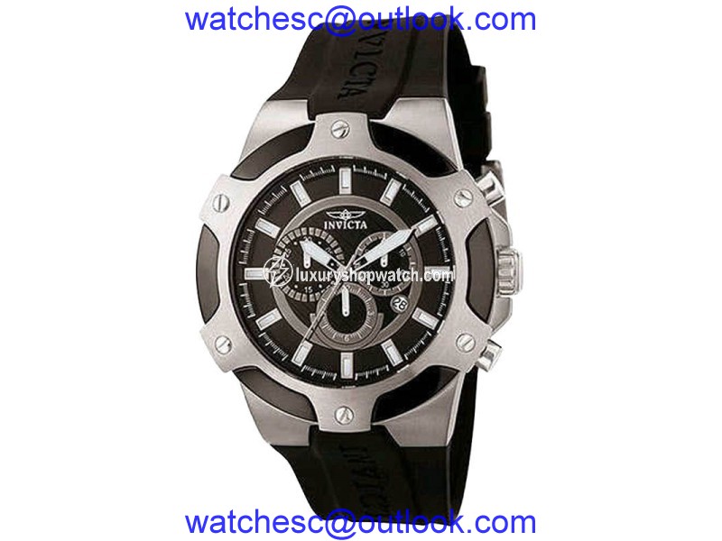 Invicta 7342 Signature Analog Chrono Black Men's Watch Invicta