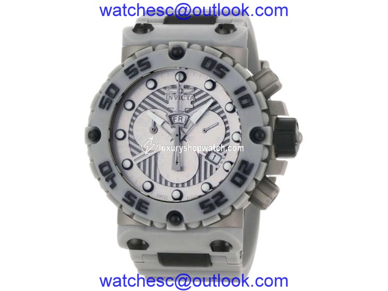Invicta 0657 Mens Subaqua Chronograph Grey Dial Watch Invicta