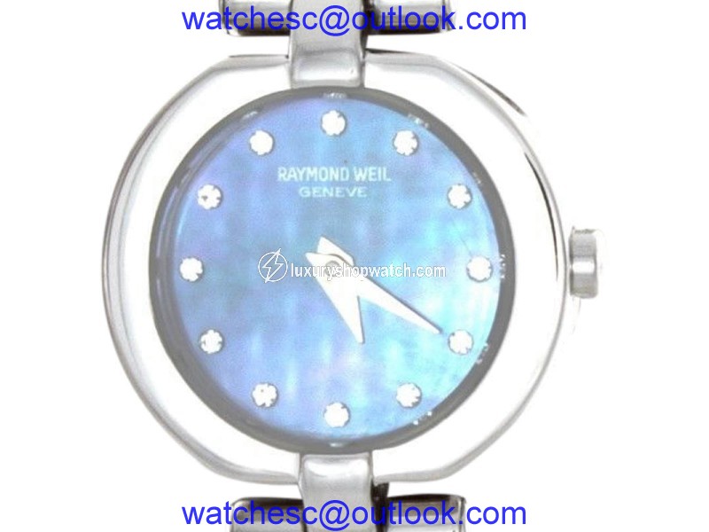 Raymond Weil 5817S/P Blue Mother Of Pearl Dial Diamond Quartz Womens Watch Raymond Weil