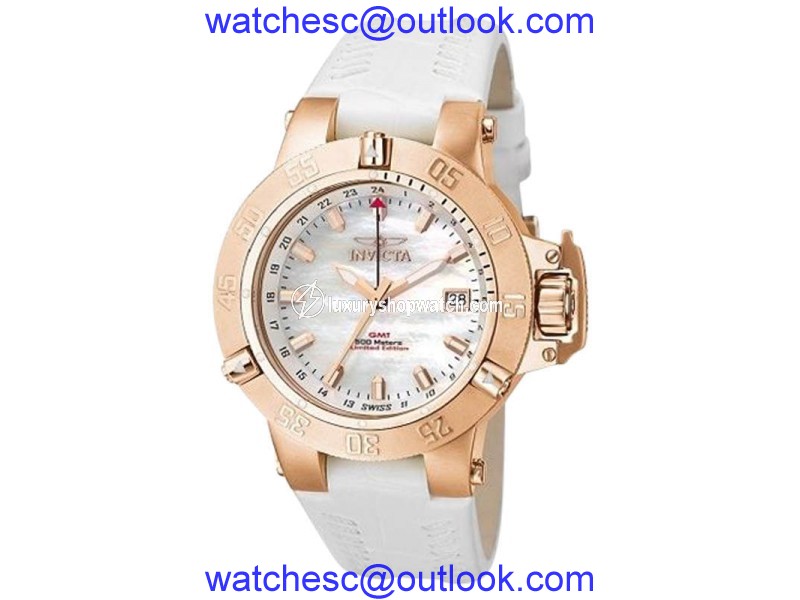 Invicta F0032 Subaqua Collection Noma III GMT Rose Gold-Tone Watch Invicta