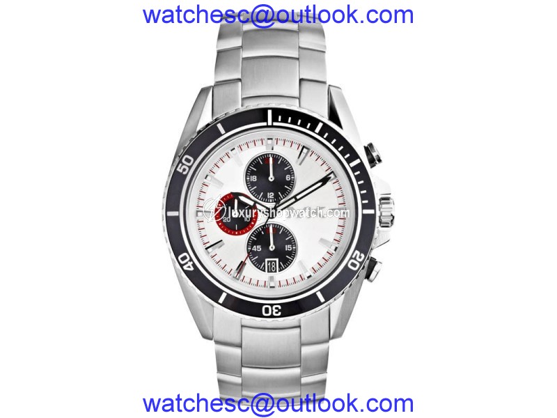 Michael Kors MK8339 Lansing Chronograph White Dial Stainless Steel Mens Watch Michael Kors