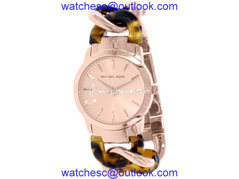 Michael Kors MK4280 Rose Gold Dial Rose Gold Stainless Steel Womens Watch Michael Kors