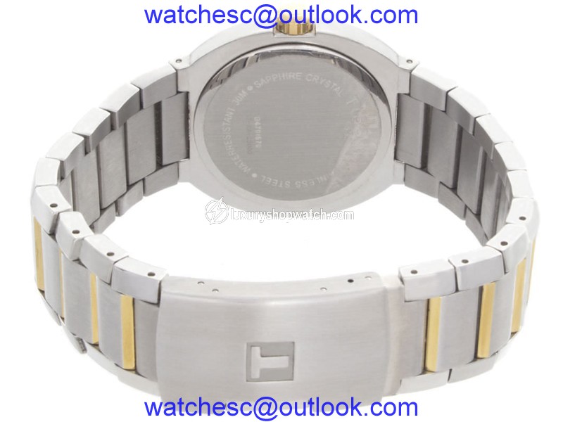 Tissot G470/570 Silver Dial Two-Tone Stainless Steel Bracelet Quartz Men's Watch Tissot