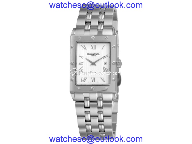 Raymond Weil Tango Silver Dial Stainless Steel Bracelet Mens Watch 5381-ST-00658 Raymond Weil