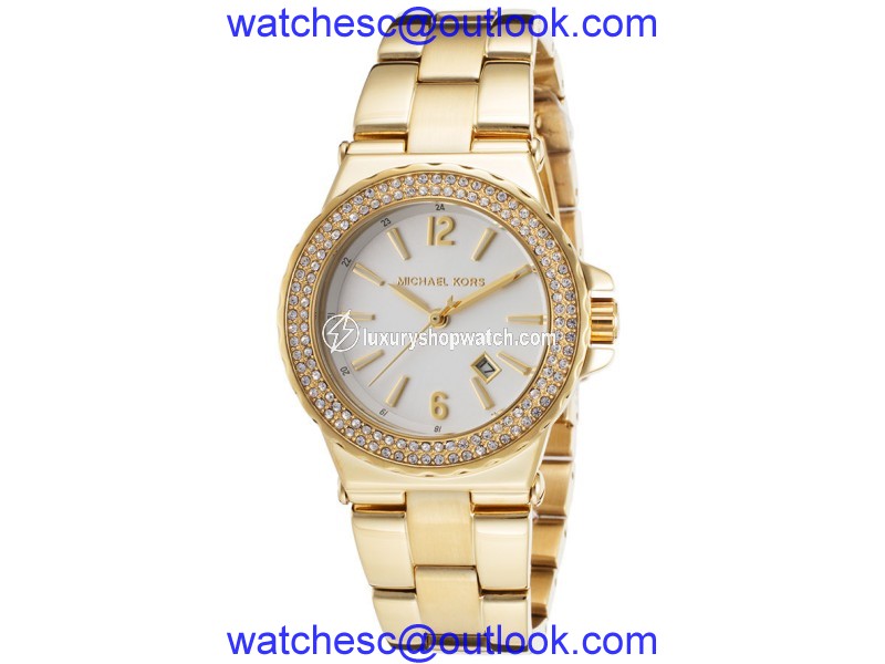 Michael Kors Silver Dial Gold Tone Stainless Women's Watch MK5920 Michael Kors