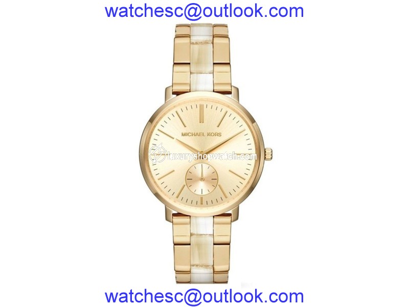 Michael Kors Jaryn MK3510 Gold Dial Stainless Steel 38mm Womens Watch Michael Kors