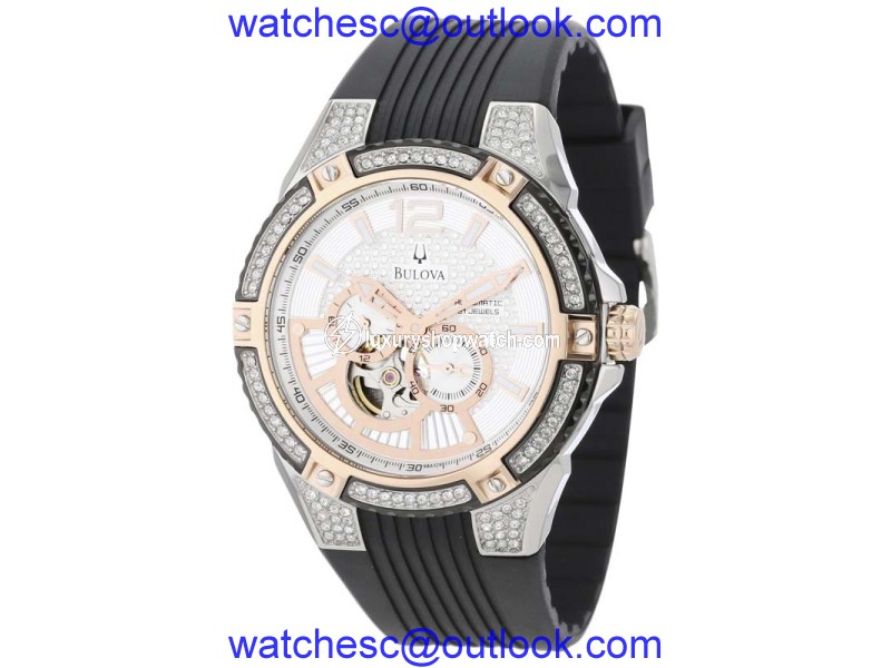 Bulova 98A129 Stainless Steel 44mm Mens Watch Bulova