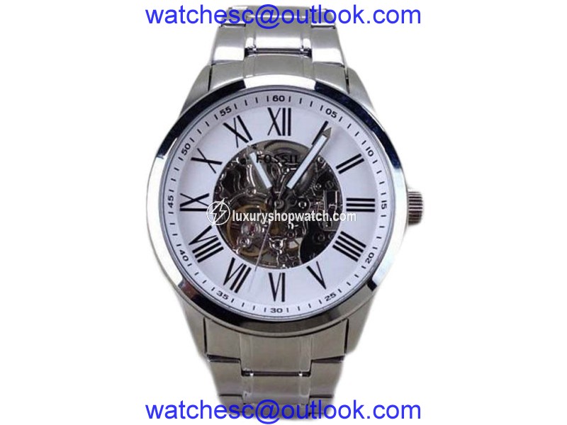 Fossil BQ1699 Stainless Steel Automatic 46mm Mens Watch Fossil