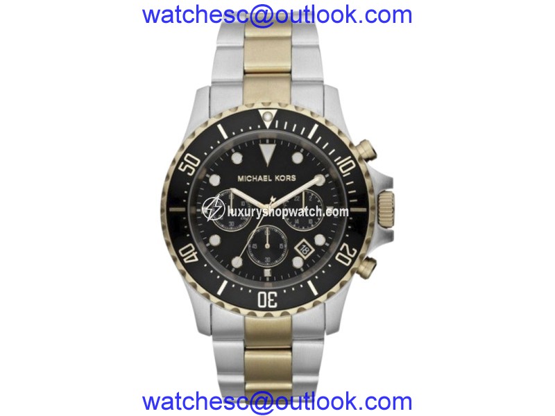 Michael Kors MK-8311 Two-Tone Stainless Steel 45mm Mens Watch Michael Kors