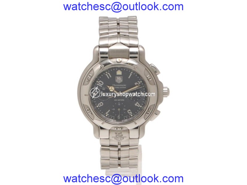 Tag Heuer CH5112 6000 Series Stainless Steel Gray Dial Automatic 40mm Mens Watch Tag Heuer