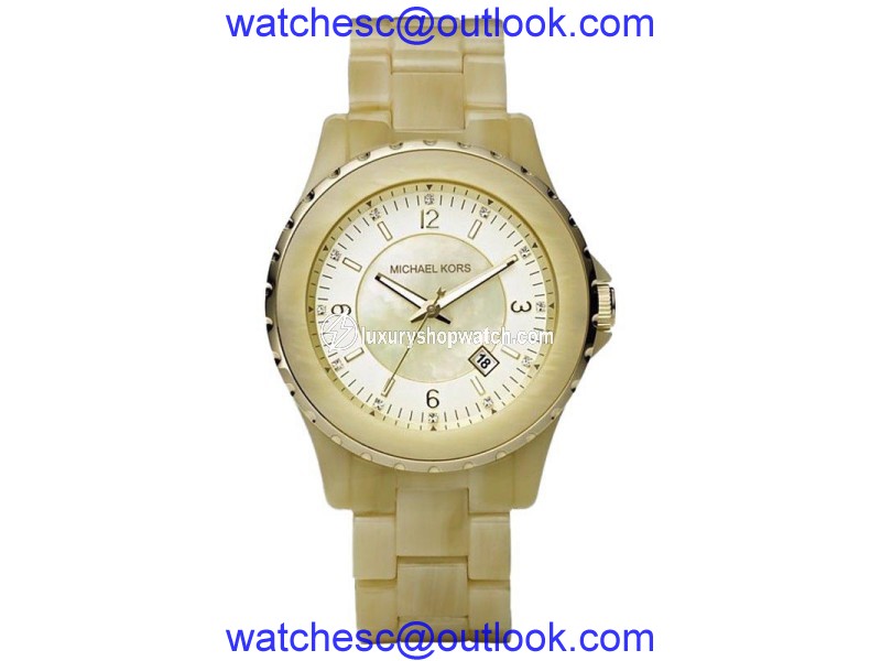 Michael Kors MK5299 Gold Tone Stainless Steel 42mm Womens Watch Michael Kors