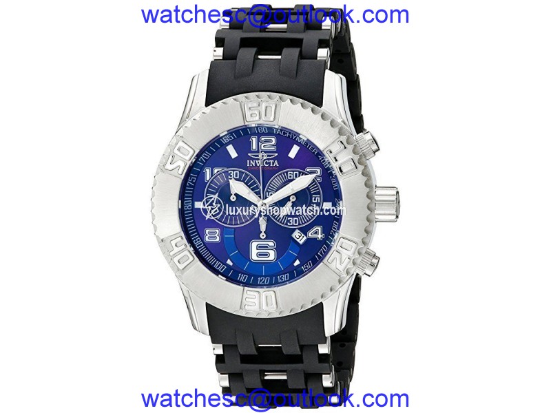 Invicta Sea Spider 0556 Stainless Steel / Black Polyurethane 50mm Mens Watch Invicta