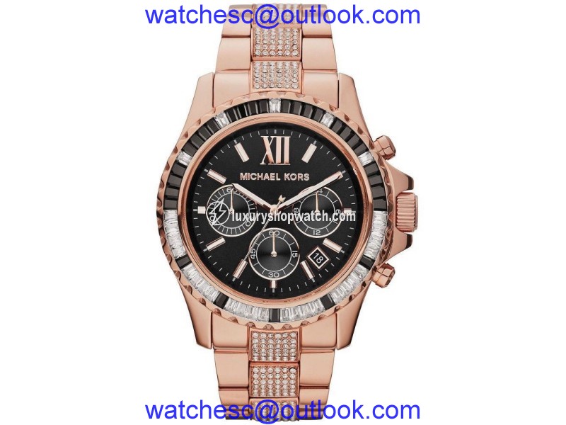 Michael Kors MK5870 Rose Gold Tone Stainless Steel 40mm Womens Watch Michael Kors