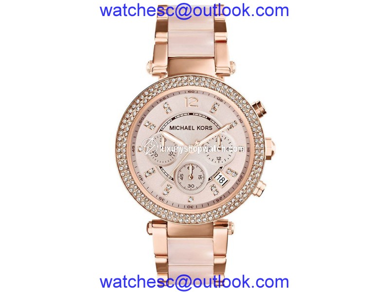 Michael Kors MK5896 Rose Gold Stainless Steel 39mm Womens Watch Michael Kors