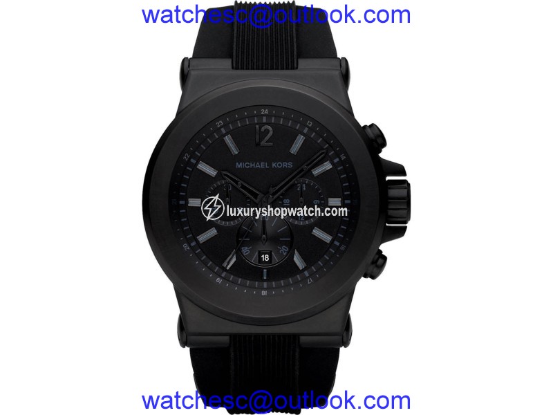 Michael Kors MK8152 Black Ion Plated Stainless Steel 47.90mm Mens Watch Michael Kors