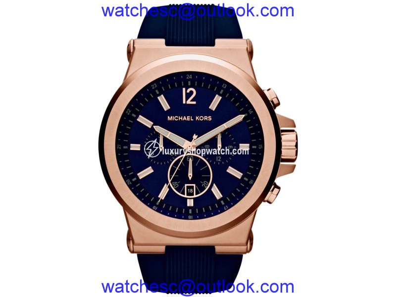 Michael Kors MK8295 Rose Gold Stainless Steel 49mm Mens Watch Michael Kors
