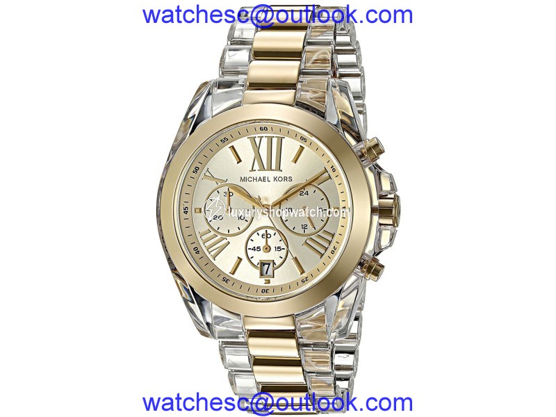 Michael Kors MK6319 Acetate & Stainless Steel 43mm Womens Watch Michael Kors