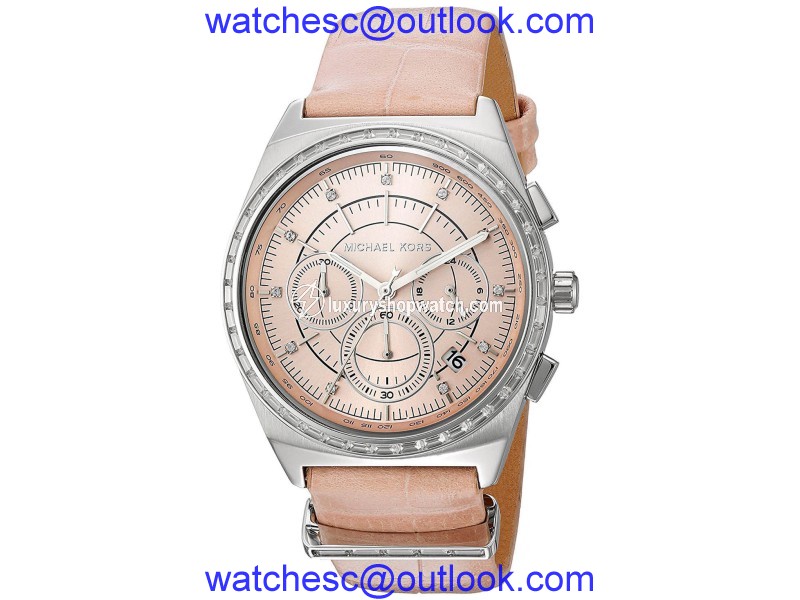 Michael Kors Vail MK2615?Stainless Steel / Leather Quartz 38mm Womens Watch Michael Kors