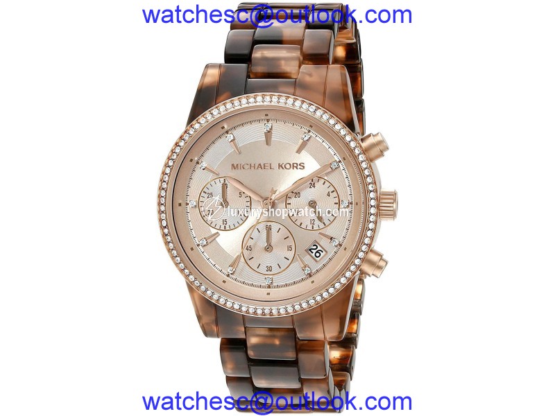 Michael Kors MK6280 Acetate Quartz 37mm Womens Watch Michael Kors