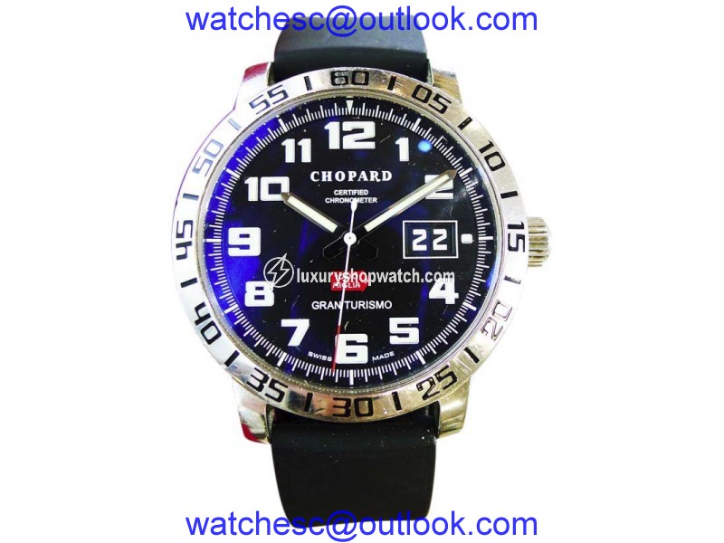 Chopard Mille Milgia Gran Turismo 8955 Stainless Steel Automatic Black Dial 40mm Mens Watch Chopard